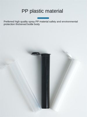 Multifunctional Custom Color Waterproof Plastic Pre Roll Tube With Squeeze Pop Top Caps No Reviews Yet