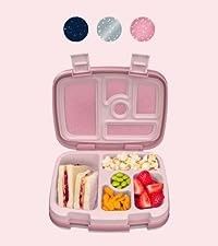 Bento Box For Teens Kids Lunch Box Containers Versatile Leakproof 4-Compartment Bento-Style Lunch Box Portion-Controlled