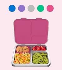 Bento Box For Teens Kids Lunch Box Containers Versatile Leakproof 4-Compartment Bento-Style Lunch Box Portion-Controlled