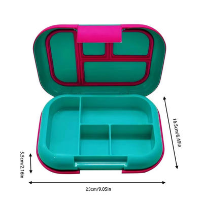 Bento Box For Teens Kids Lunch Box Containers Versatile Leakproof 4-Compartment Bento-Style Lunch Box Portion-Controlled