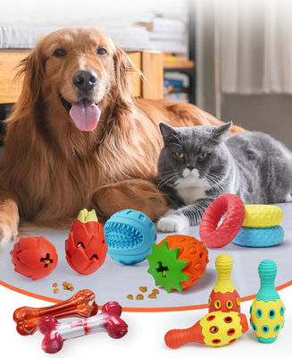 Manufacturer wholesale orange green blue chew dog tpr toys